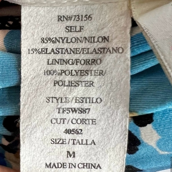 24th & Ocean Estilo flyaway tankini swim top. 
Size: Medium - Picture 11 of 11